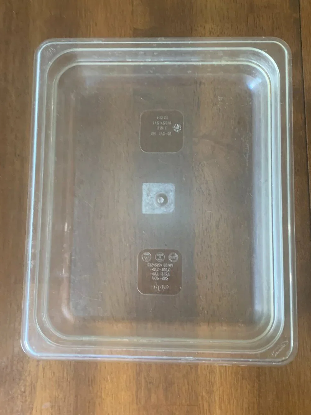 Characin / Update International Half-Size Polycarbonate Food Pan Container 2.5